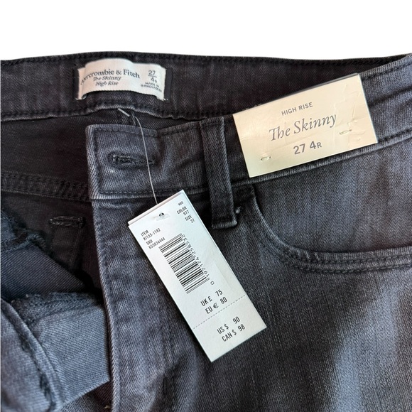 Abercrombie & Fitch The Skinny High Rise 27 4R - Picture 2 of 7